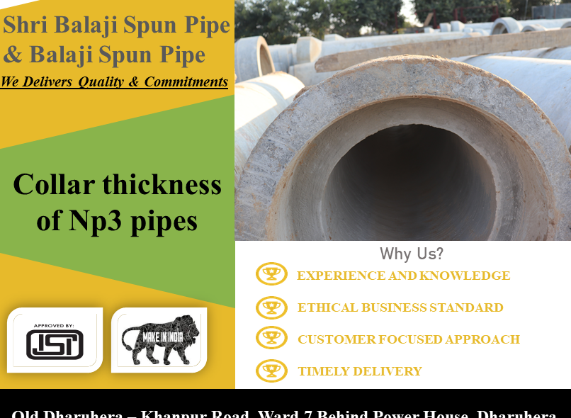 Collar Thickness of Np3 Pipes