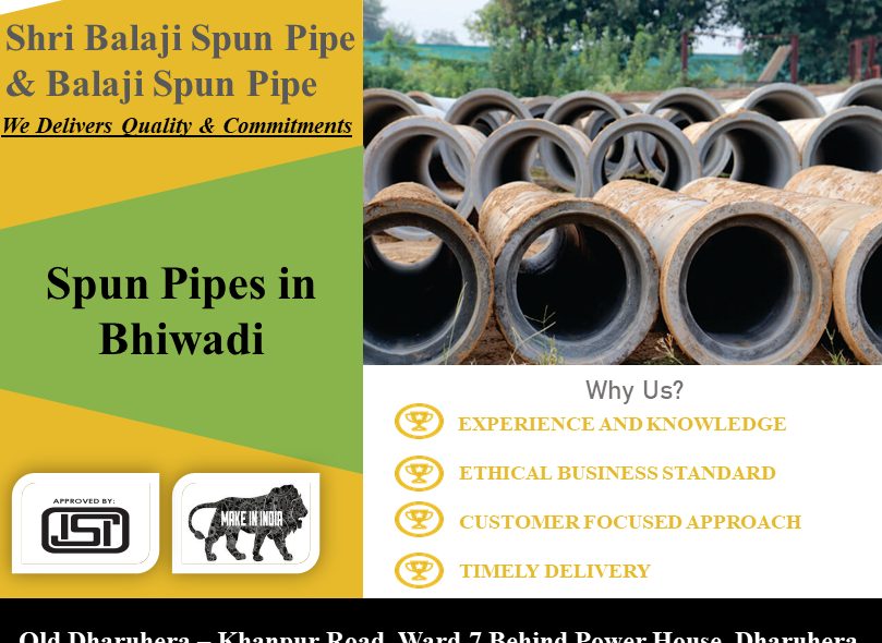 Spun pipes in Bhiwadi