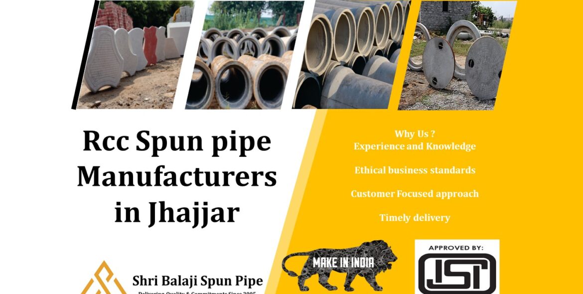 Rcc Spun pipe Manufacturers in Jhajjar
