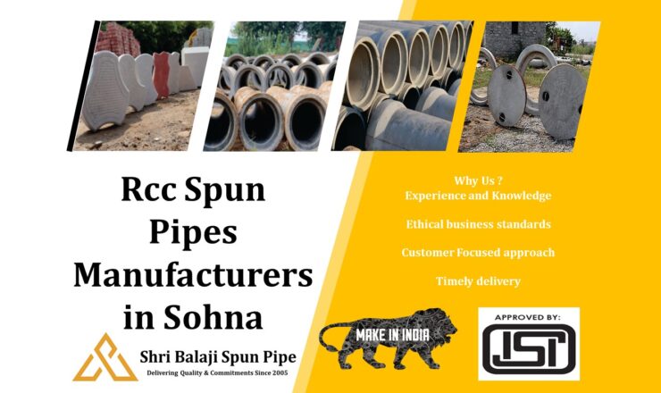 Rcc Spun Pipes Manufacturers in Sohna